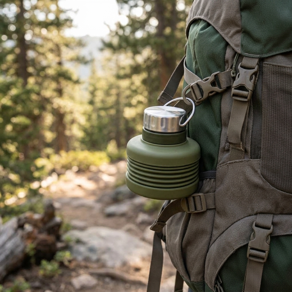 Collapsible Silicone Water Bottle - Image 4