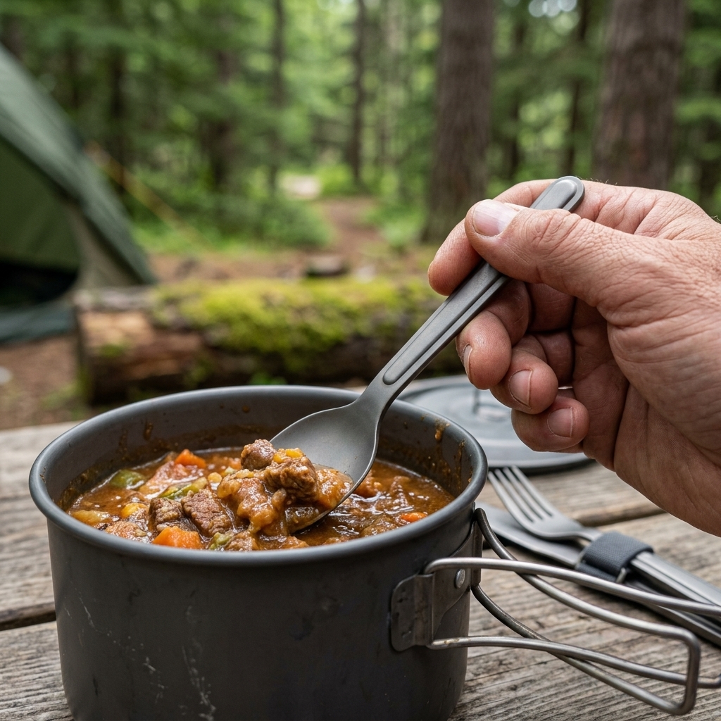 Titanium Camping Cutlery Set - Image 4