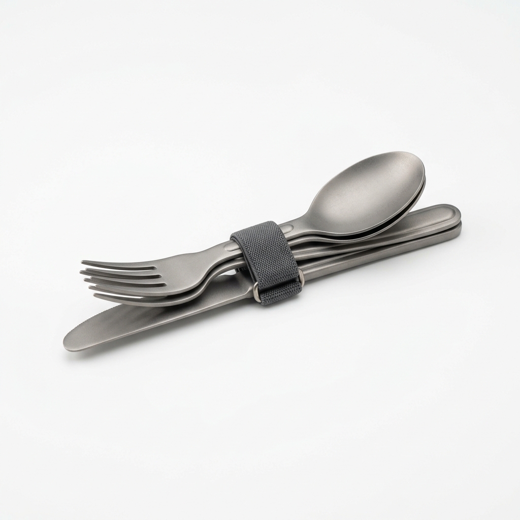 Titanium Camping Cutlery Set