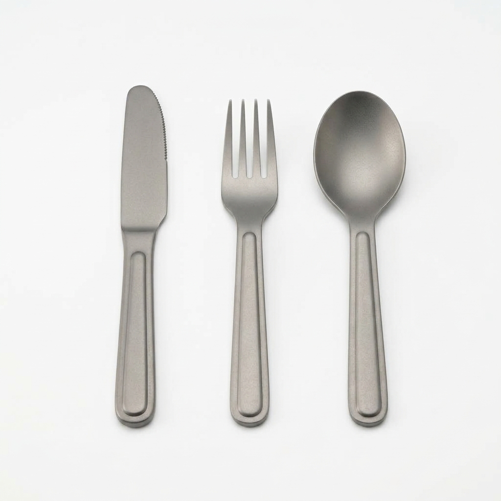 Titanium Camping Cutlery Set - Image 3