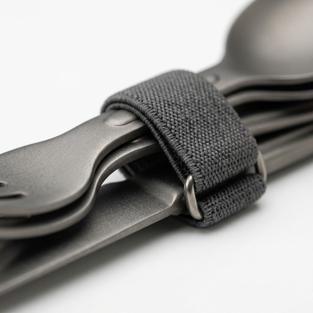 Titanium Camping Cutlery Set - Image 2